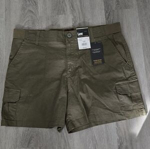 Lee Dark Olive Women's Cargo Shorts